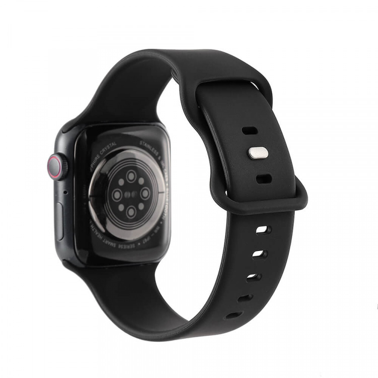 Gear Watcharmbånd Silikone SORT Apple Watch 38/40/41mm