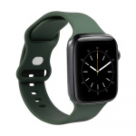 Gear Watcharmbånd Silikone Apple Watch 42/44/45mm Olivengrøn