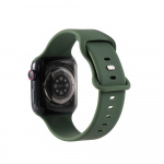 Gear Watcharmbånd Silikone Apple Watch 42/44/45mm Olivengrøn