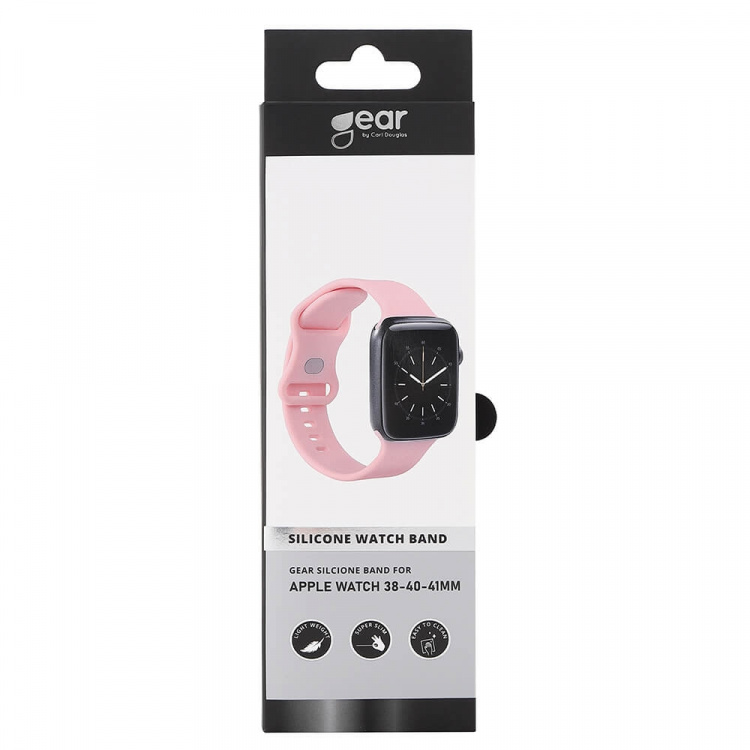 Gear Watcharmbånd Silikone Apple Watch 38/40/41mm Rosa