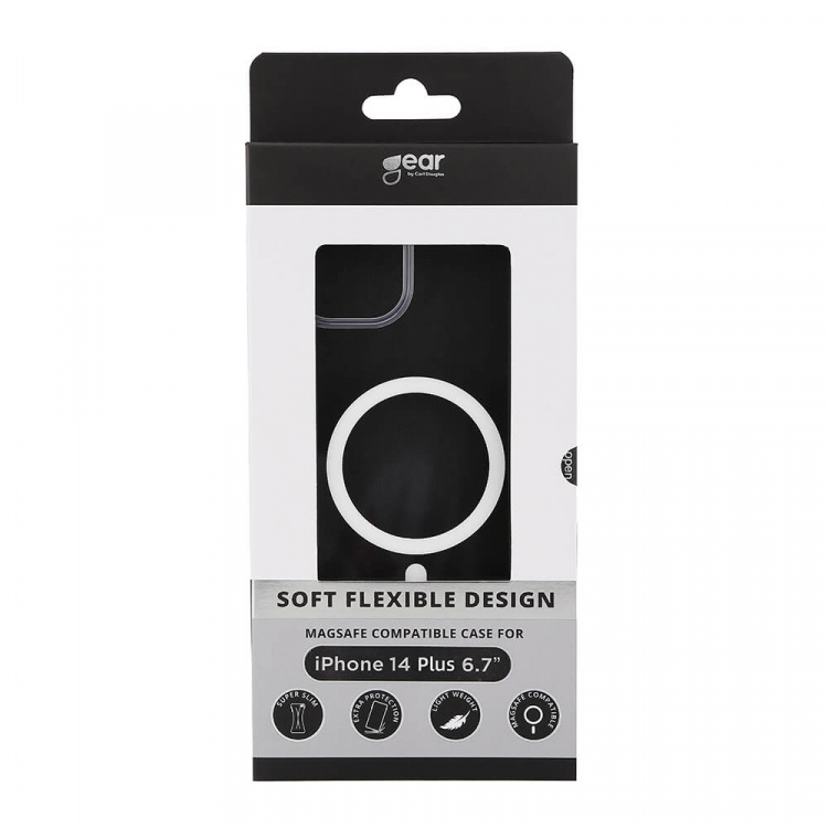 Gear Mobilcover TPE/PC MagSeries Transparent - iPhone 14 Plus