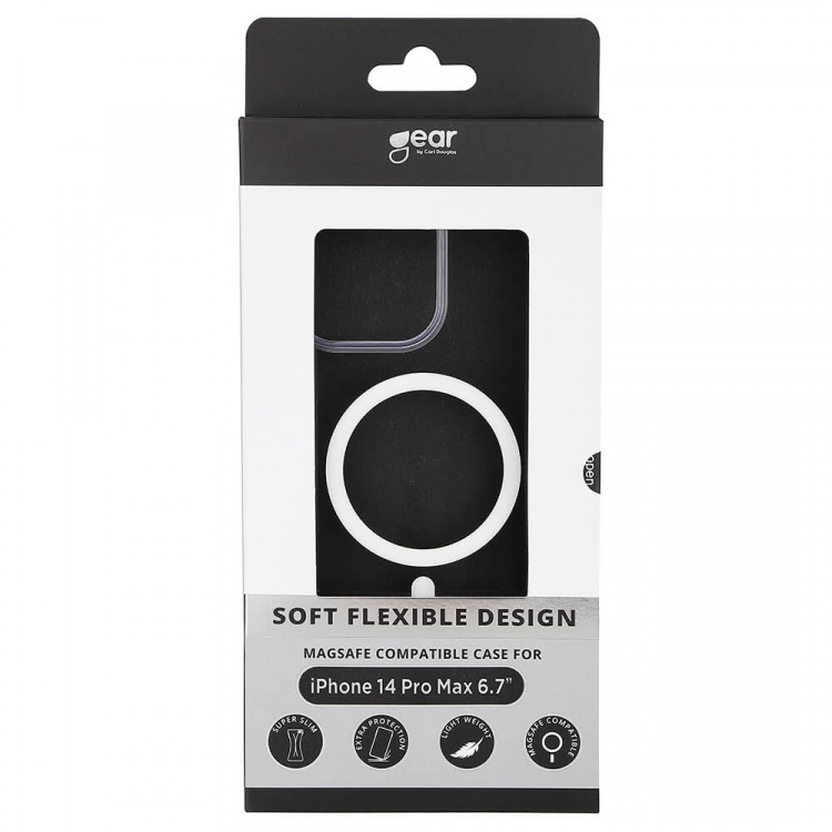 Gear Mobilcover TPE/PC MagSeries Transparent - iPhone 14 Pro Max