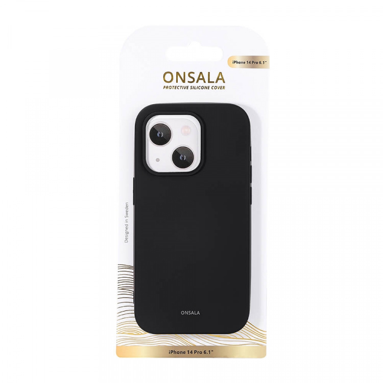Onsala Mobilcover Silikone Black - iPhone 14 Pro