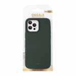 Onsala Mobilcover Silikone Olive Green - iPhone 14 Pro Max