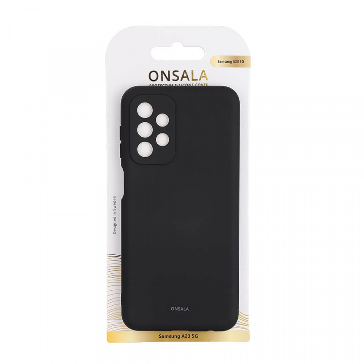 Onsala Mobilcover Silikone Black - Samsung Galaxy A23 5G