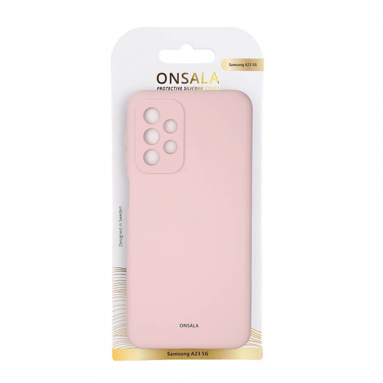 Onsala Mobilfodral Silikone Chalk Pink - Samsung Galaxy A23 5G
