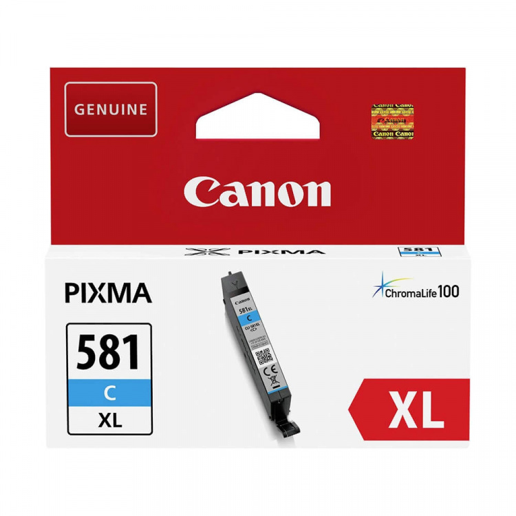 Canon Blæk 2049C001 CLI-581XL Cyan