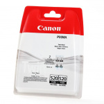 Canon Blæk 2932B012 PGI-520 Twin-pak Sort *Blister*