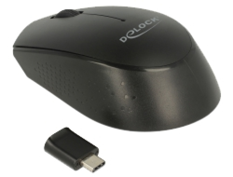 Optical 3-button mini mouse USB Type-C 2.4 GHz wireless