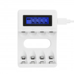DELTACO Ultimate Ni-Mh USB laddare med 4 x AAA batterier DELTACO Ultimate Ni-Mh USB laddare med 4 x AAA batterier