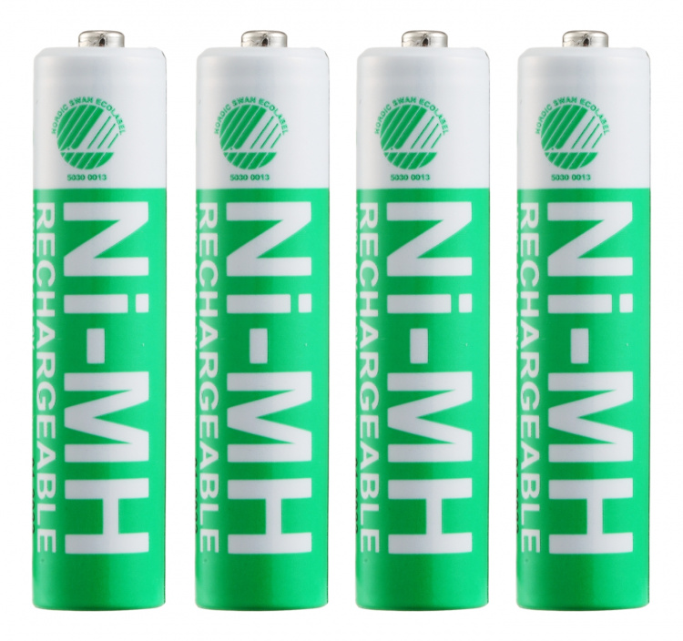 DELTACO Ultimate Ni-Mh USB laddare med 4 x AAA batterier DELTACO Ultimate Ni-Mh USB laddare med 4 x AAA batterier