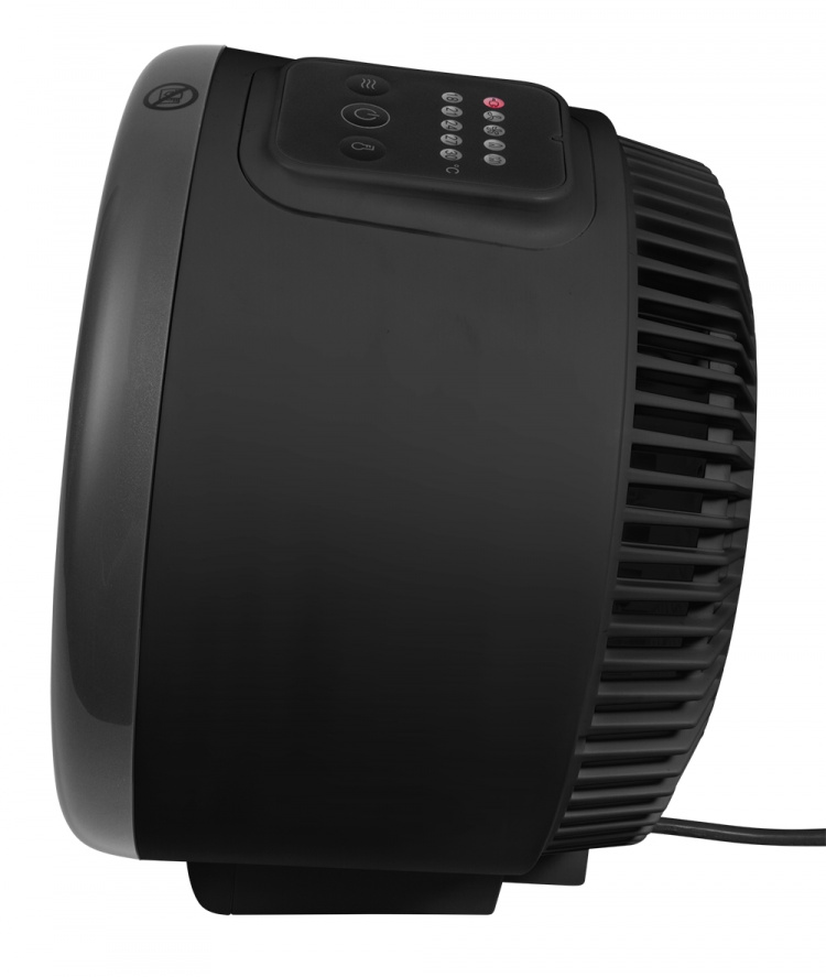 Fan Heater, heating and cooling,2000W, black