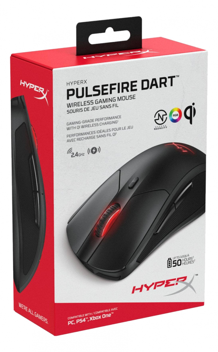 HyperX Pulsefire Dart Black HX-MC006B