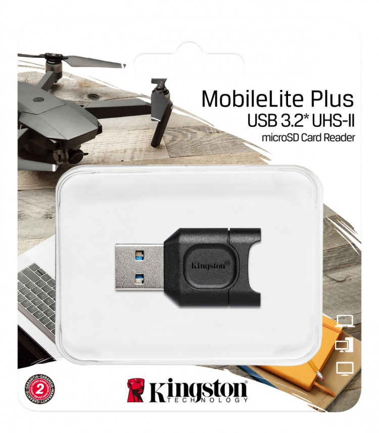 Kingston MobileLite Plus USB 3.1 microSDHC/SDXC UHS-II Card Reader Kingston MobileLite Plus USB 3.1 microSDHC/SDXC UHS-II Card Reader