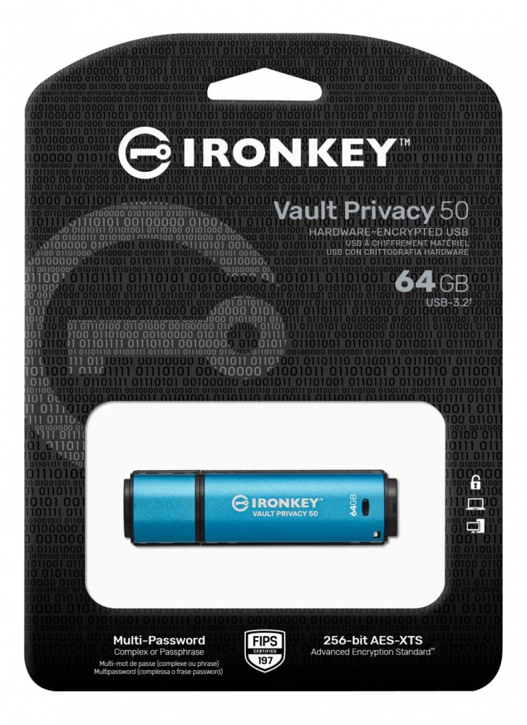 Kingston 64GB IKVP50 256bit Encryption Kingston 64GB IKVP50 256bit Encryption
