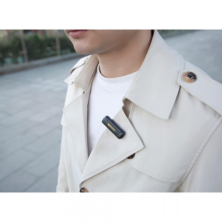 BOYA Trådløst mikrofonsystem x1 BY-WM3 med lightningstik BOYA Trådløst mikrofonsystem x1 BY-WM3 med lightningstik