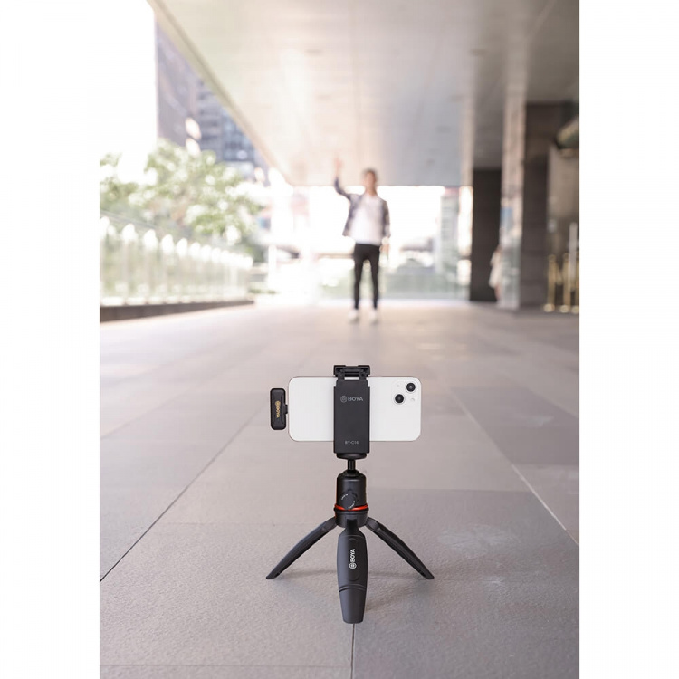 BOYA Trådløst mikrofonsystem x1 BY-WM3 med lightningstik BOYA Trådløst mikrofonsystem x1 BY-WM3 med lightningstik