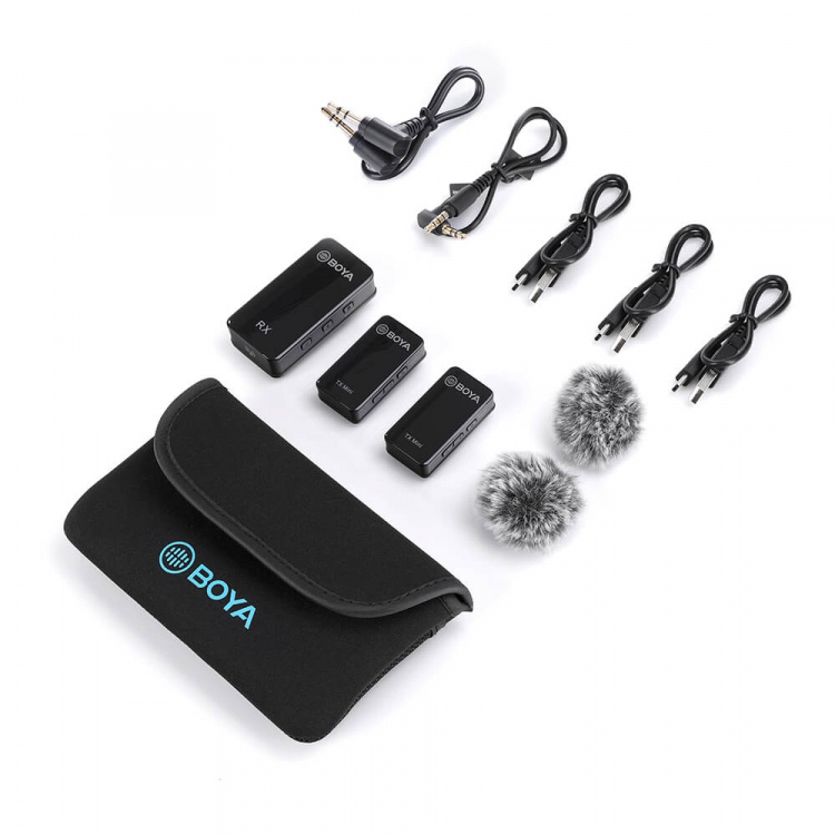 BOYA Trådløs mikrofon x2 BY-XM6-S2 Mini 3,5mm