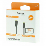 Hama Adapter HDMI Typ C-A Han-Hun Guldbelagt Sort