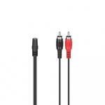 Hama Adapter Lyd 2x RCA til 3.5 Stereo