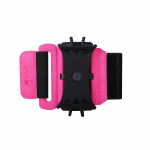 Gear Sportsarmbånd Premium Universal Over- & Underarm Vridbar Holder Rosa