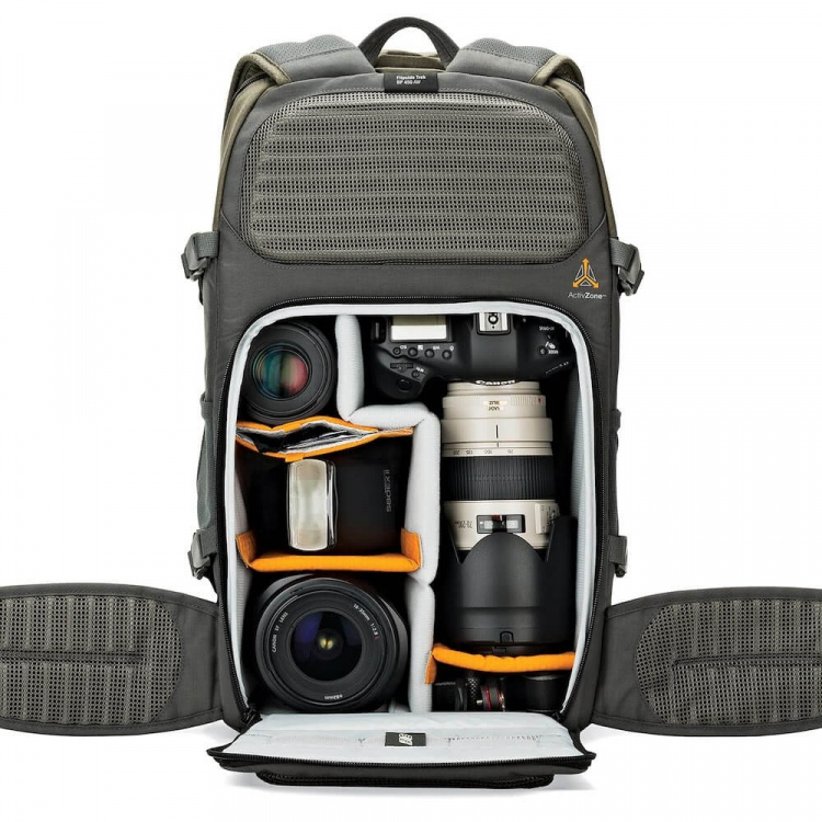 Lowepro Rygsæk Flipside Trek BP 450 AW Grå/Grøn