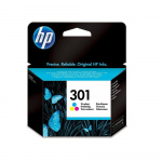 HP Blæk CH562EE 301 Tri-colour Cyan Magenta Gul HP Blæk CH562EE 301 Tri-colour Cyan Magenta Gul