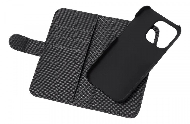 DELTACO iPhone 14 Plus wallet case 2-in-1, magnetic back cover