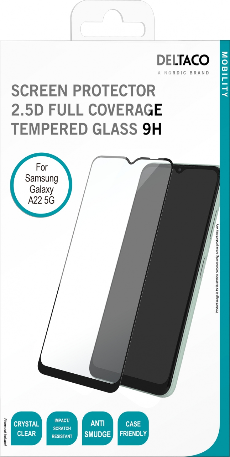DELTACO screen protector, Samsung Galaxy A22 5G