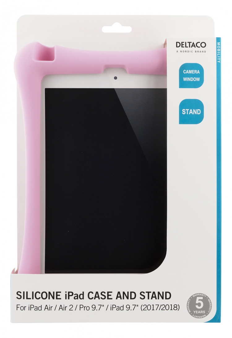 DELTACO silikonecover til iPad Air, Air 2, iPad Pro 9,7 tommer og iPad DELTACO silikonecover til iPad Air, Air 2, iPad Pro 9,7 tommer og iPad