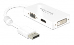 Delock Adapter Displayport 1.1 male > VGA / HDMI / DVI female Passive Delock Adapter Displayport 1.1 male > VGA / HDMI / DVI female Passive