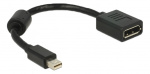 Delock Adapter mini Displayport 1.2 male > Displayport female 4K black Delock Adapter mini Displayport 1.2 male > Displayport female 4K black