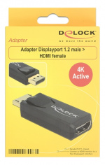 DeLOCK Videoadapter DisplayPort / HDMI Sort