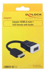 Delock Adapter HDMI-A male > VGA female with Audio Delock Adapter HDMI-A male > VGA female with Audio