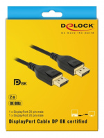 DisplayPort cable 8K 60 Hz 2m DP 8K certified