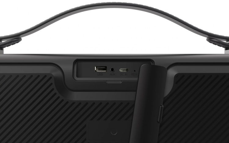 STREETZ BT Boombox 2x 7.5 W, IPX5, AUX, USB flash, LED, black STREETZ BT Boombox 2x 7.5 W, IPX5, AUX, USB flash, LED, black