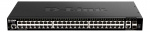 D-Link 48 ports GE + 2 10GE ports + 2 SFP+ Smart Managed Switch