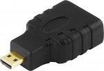 DELTACO HDMI-adapter, HDMI High Speed with Ethernet, micro HDMI