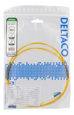 DELTACO OS2 fiber cable LC - LC, simplex, singlemode, UPC, 9/125, 2m