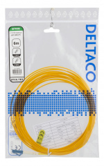 DELTACO OS2 fiber cable LC - LC, simplex, singlemode, UPC, 9/125, 6m