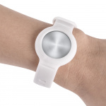 DELTACO Apple AirTag, silikonearmbånd, hvid