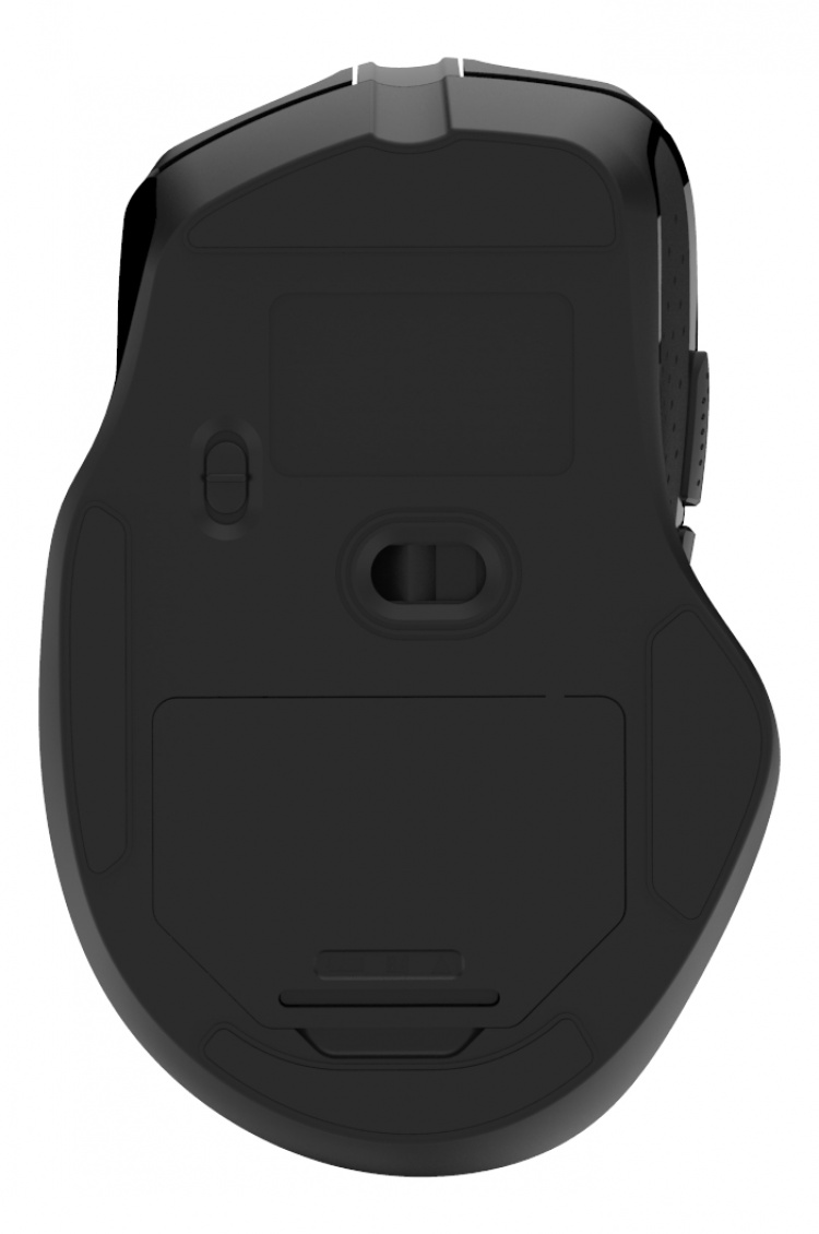 Deltaco wireless office mouse, ergonomic shape, silent clicks, USB rec