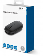DELTACO Wireless office silent mouse, flat shape design, USB receiver DELTACO Wireless office silent mouse, flat shape design, USB receiver
