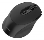 DELTACO Wireless office silent mouse, USB receiver, rubber coated