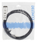 DELTACO S/FTP Cat6 patch cable, 3m, 250MHz, UV resistant, black DELTACO S/FTP Cat6 patch cable, 3m, 250MHz, UV resistant, black