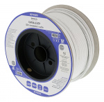 DELTACO U/UTP Cat6a installationskabel, slim 28AWG, 100m, LSZH, vit DELTACO U/UTP Cat6a installationskabel, slim 28AWG, 100m, LSZH, vit