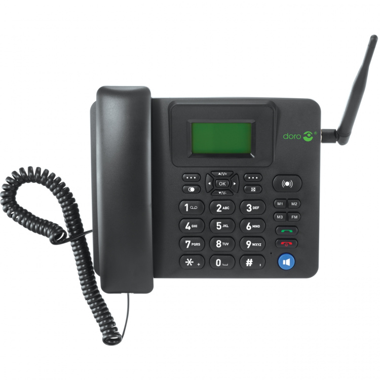 Doro 4100H 4G Desk Phone, Black
