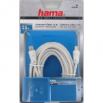 Hama Antennekabel 75dB 7,5m Hvid ST