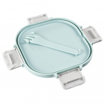 XAVAX Salat madkasse To-Go 1,4L Pastel blå