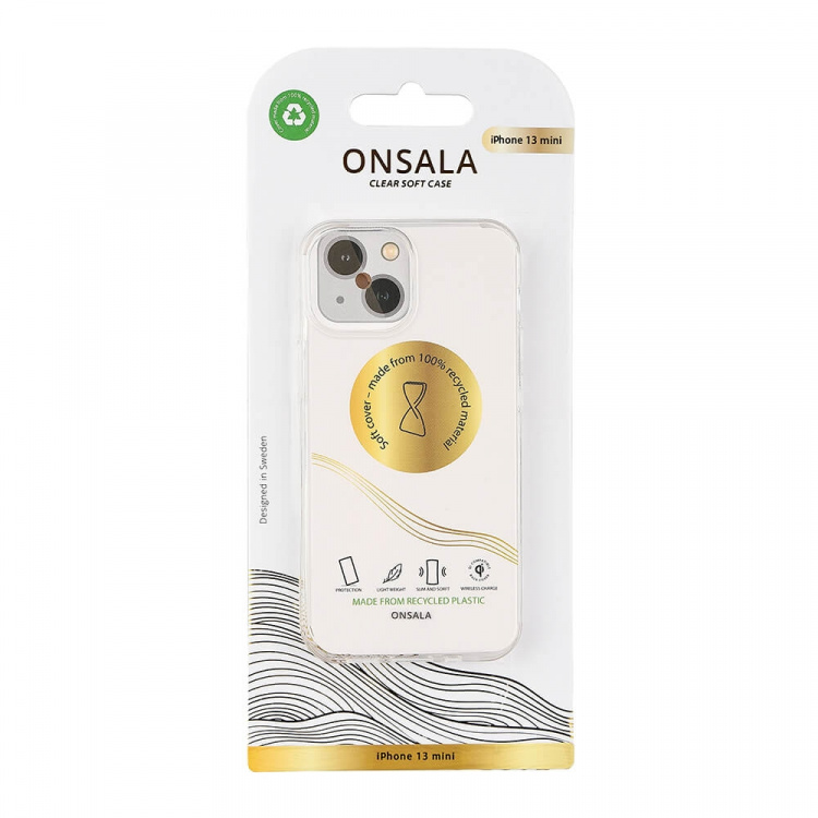 Onsala Wallet iPhone 13 Mini TPU Transparent